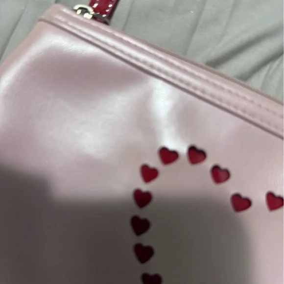 Vintage Pink Heart-Embellished Women's Bag ❤️ - Picture 5 of 5